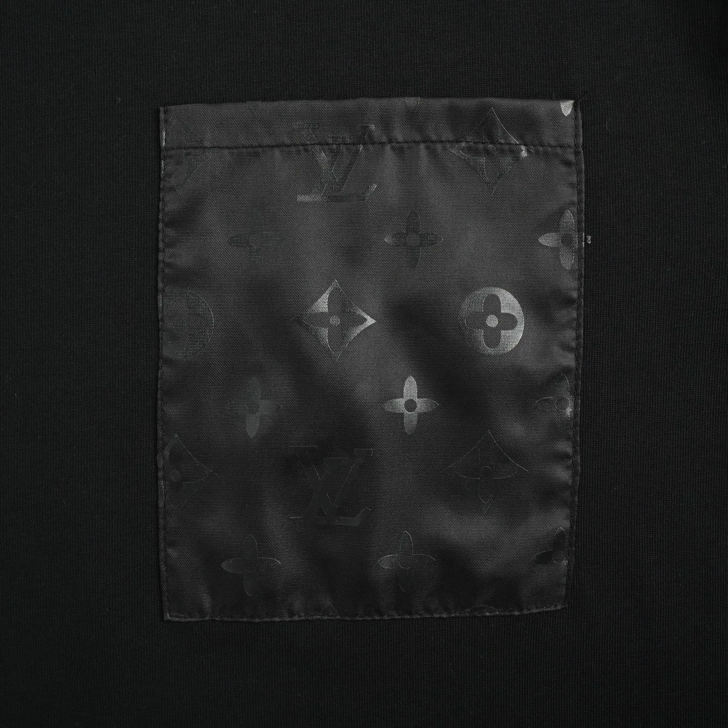 Louis Vuitton/Louis Vuitton 26ss nylon pocket presbyopic print short sleeves